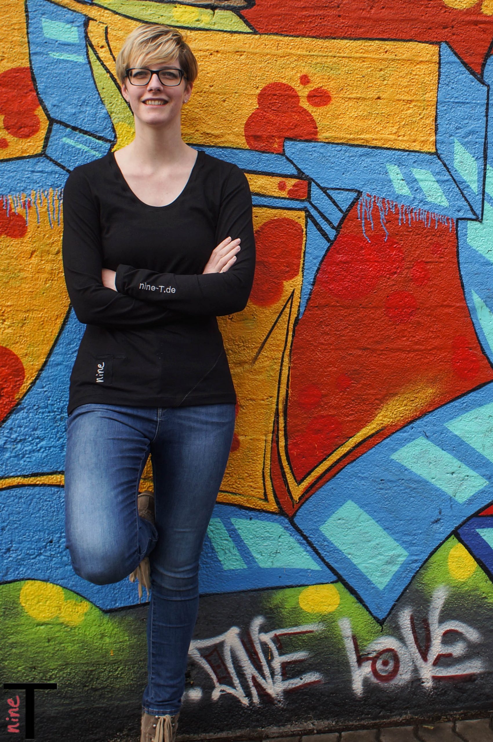 Langarm-Shirt mit Hindernissen